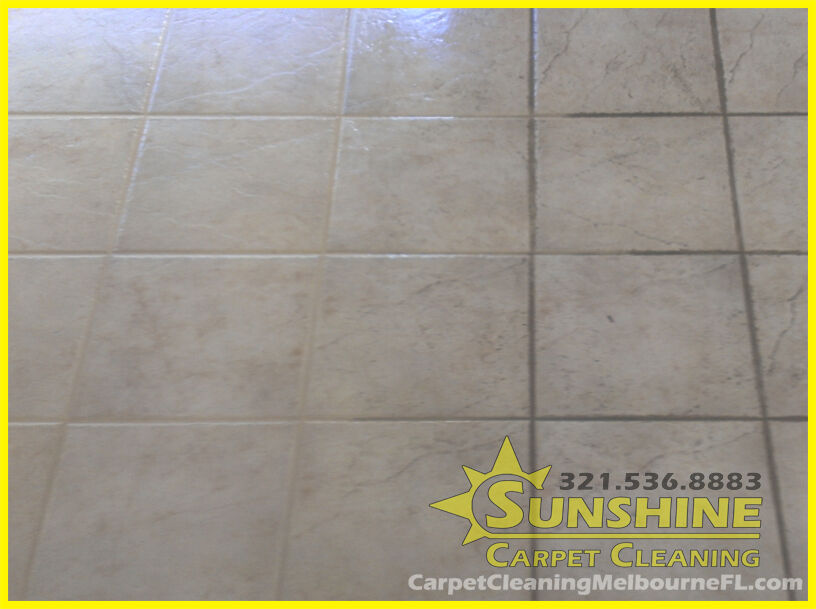 before and after of tile grout cleaning